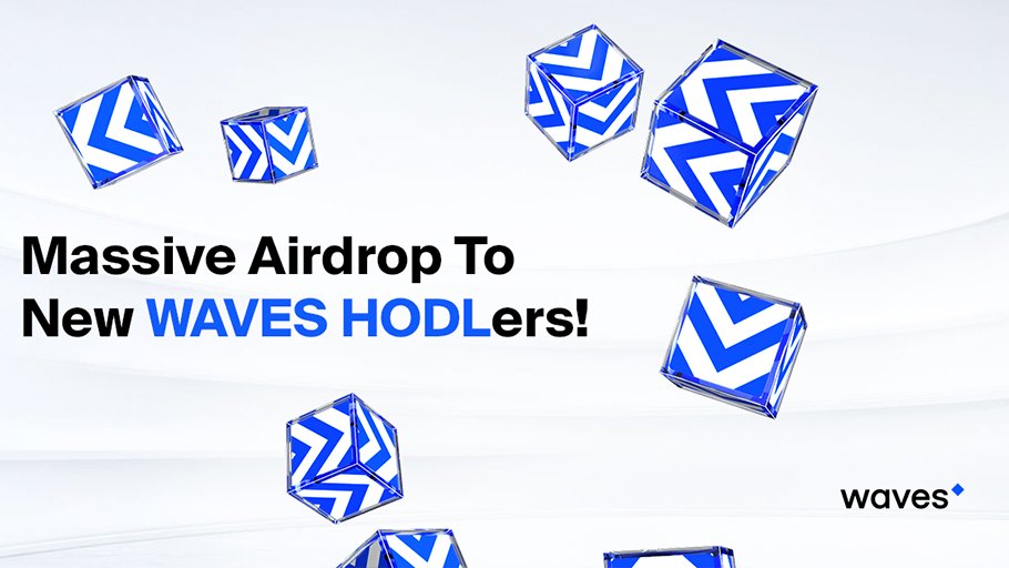 wavesprotocol's tweet photo. There have some great airdrops on the #Waves #blockchain, by far, and the next long-awaited airdrop at the #WavesPlatform is already coming! Ready? Then see the info on how to participate: https://t.co/CkSYb3m4B6

#Cryptocurrency #Airdrop #WavesAirdrop #Crypto $WAVES https://t.co/6g3JAL5Iq6