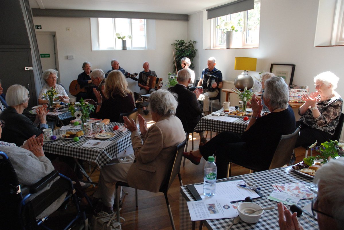 This is what we are all about - our first - very successful - music and coffee morning for some of our older and possibly lonelier citizens.  Using the power of #music for the benefit of our #community. Congratulations to Trustee June Rowlands and all her helpers.