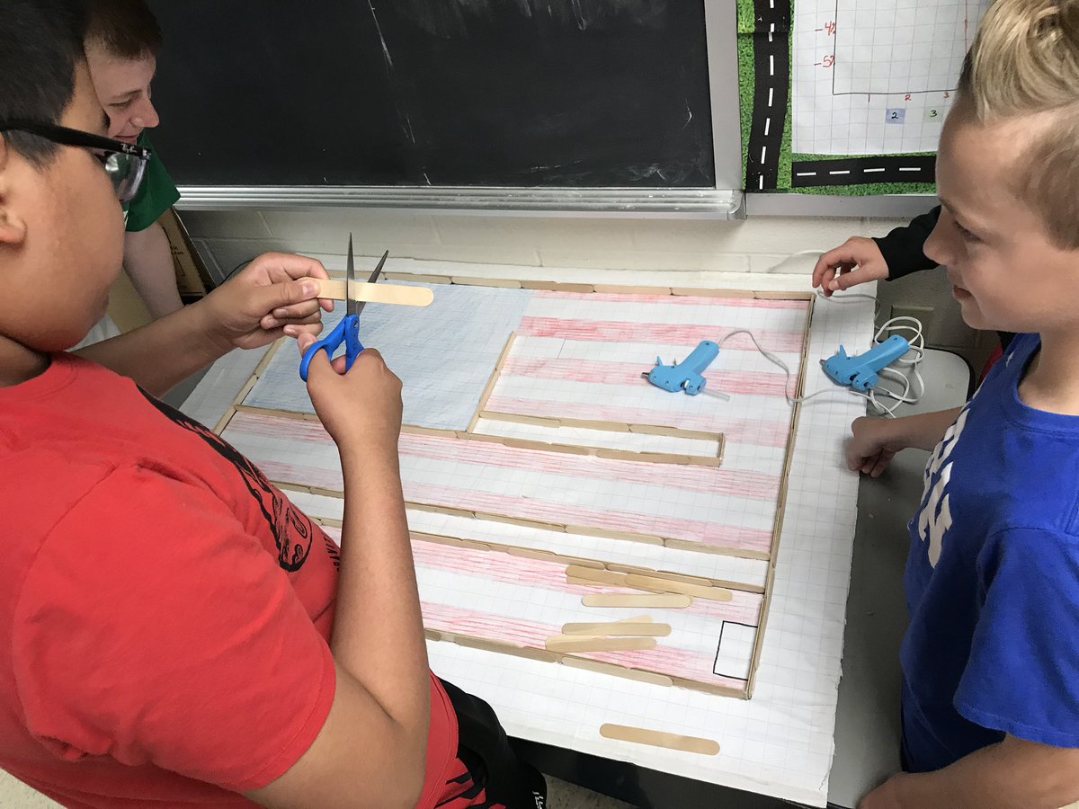 MrMcNallyMMS's tweet image. Building putt putt boards today @MasonSchools @MMScomets . Nothing like utilizing your math skills in a fun way! #mathproblemsolving.