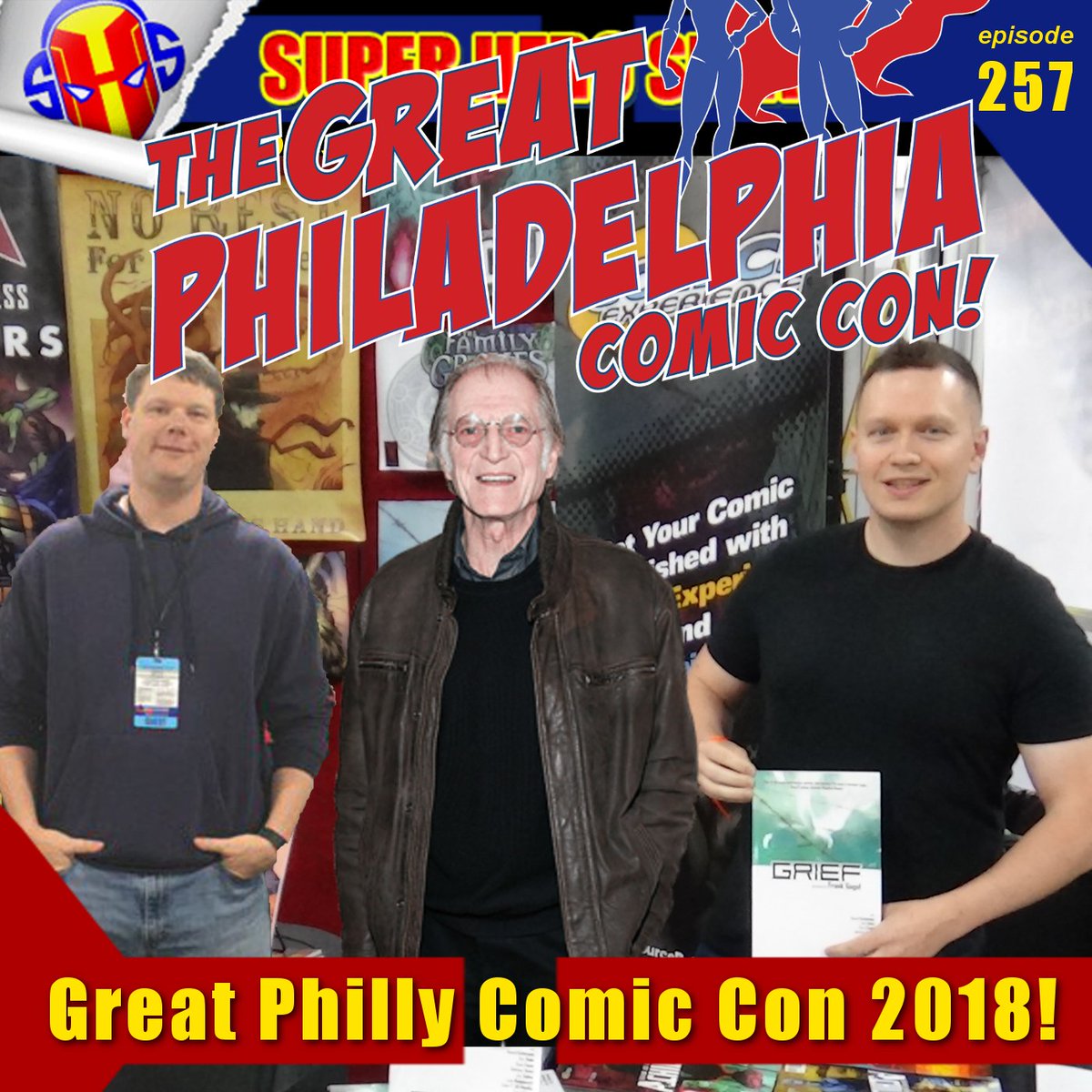 Ep 257 of <a href="/SuperHeroSpeak/">Super Hero Speak</a> features coverage from <a href="/PHLCC/">Philly Comic Con!</a> 2018, with interviews w/ @frankgogol <a href="/ComicExperience/">Comics Experience</a> and <a href="/bradders_david/">David Bradley</a> enjoy! Available on <a href="/ApplePodcasts/">Apple Podcasts</a> <a href="/Stitcher/">SiriusXM Podcasts</a> or by clicking here: media.blubrry.com/superherospeak… #Podcastmafia #PodernFamily #trypod