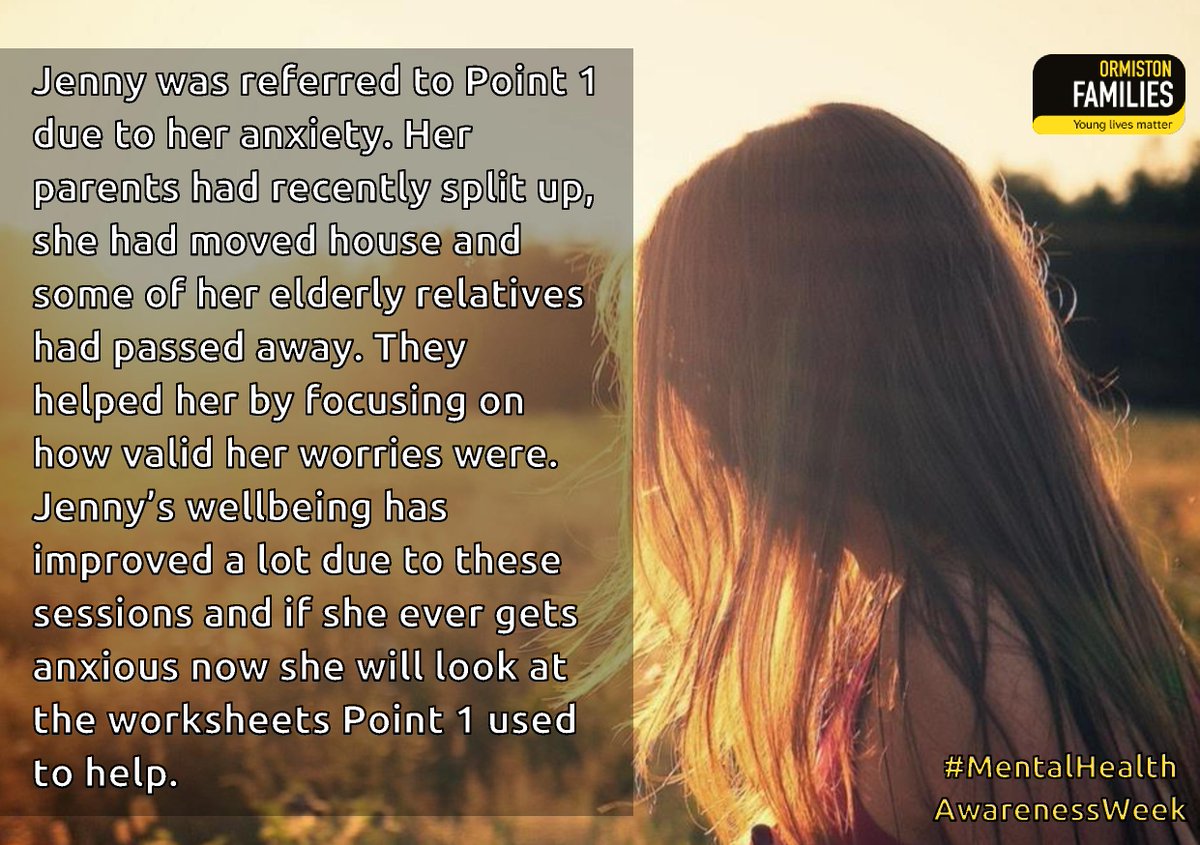 Our Point 1 service helps children with a wide variety of mental health or emotional problems, take a look at how we helped Jenny below.  Point-1.org.uk #MentalHealthAwarenessWeek