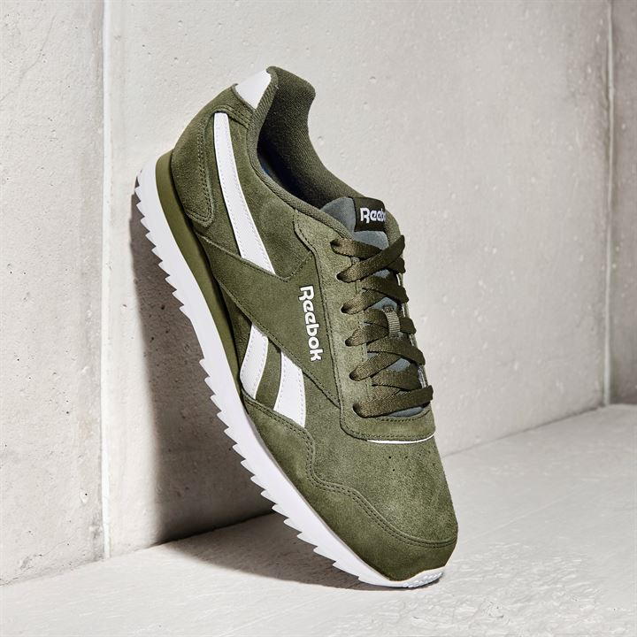 reebok royal glide ripple suede trainers mens