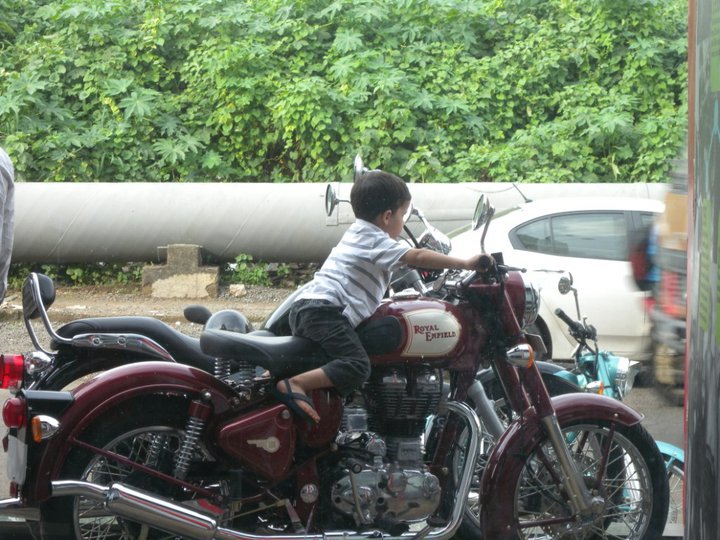 Mighty Oaks grow from Tiny Acorns !! Start Young !! Ride Out. #Ride #BikerLife #Kids #BikerKid #Cute #Bubbly #Ambitious #Motorcycles