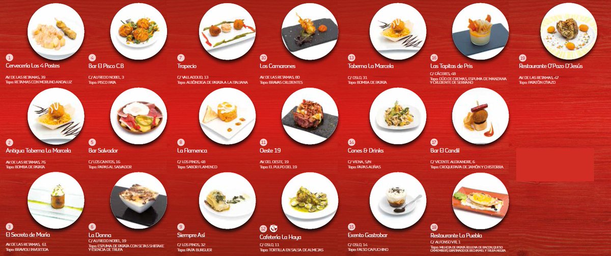 EmpleoAlcorcon's tweet photo. Este fin de semana empieza la #RutadelaTapa "Saborea #Alcorcón". 
Del 18 al 20 mayo #AlcorcónSur sabe a patata.
Un forma de disfrutar de la calidad y variedad de las tapas de la #hostelería de #Alcorcón.
Y recuerda siempre:  Disfruta responsablemente. Si 🍺NO 🚗 https://t.co/DnquyPok2u