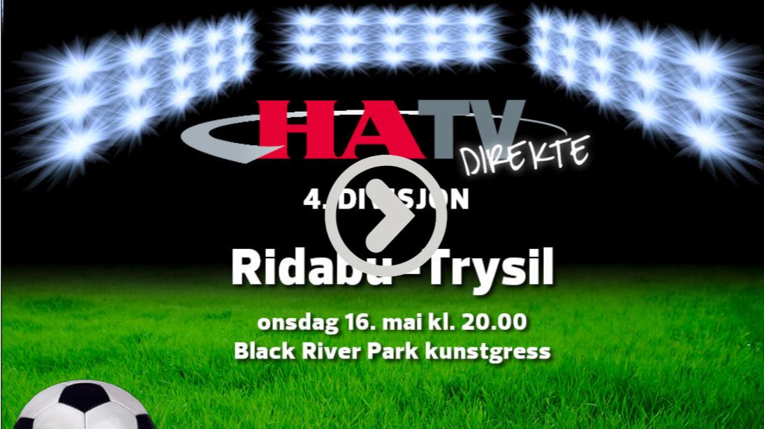HamarArbeiderbl's tweet photo. Kveldskos for fotballelskere når @RidabuIL møter Trysil på Black River Park - og på #HAtv https://t.co/yv1d7GNSuv https://t.co/u7AF7ObGo6