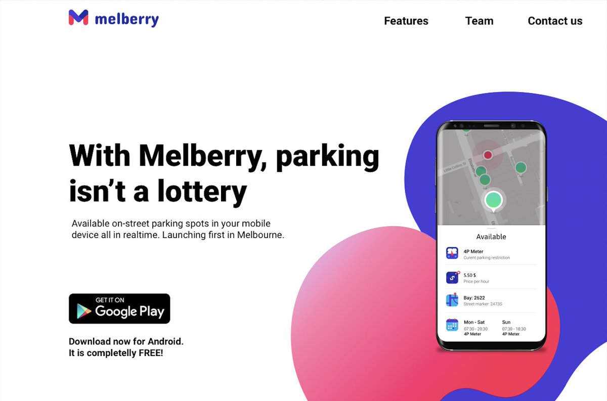 Melberry - Smart Parking tweet media