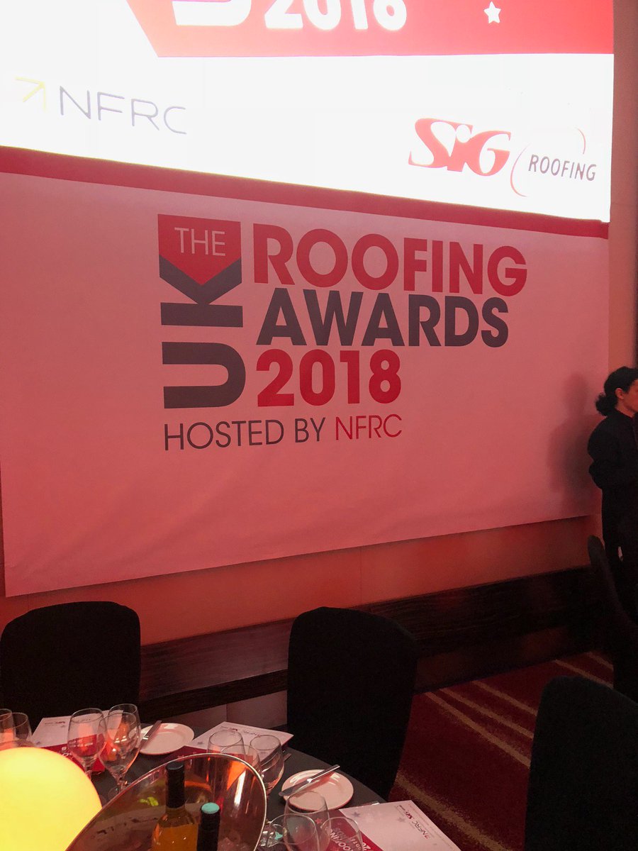 ALOFTLTD's tweet photo. What a great experience it was attending the UK ROOFING AWARDS 2018. Watch this space 2019 😉 @ICB_Projects @ICBMikeWilliams @TheNFRC #AloftLtd https://t.co/2MxA6kSCO5