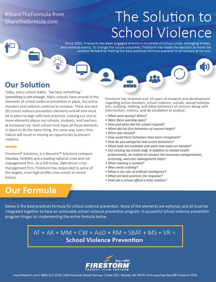 students4c's tweet image. Let&apos;s discuss #ShareTheFormula and @FirestormSol and their plan. . .please reply. #StudentSafety