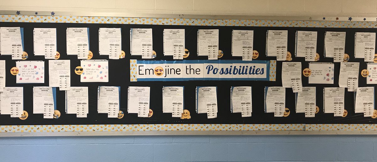 AshaleyNicole's tweet photo. Third graders are setting goals and ready to crush MAP testing next week! @valeriekwatt #growthmindset https://t.co/UgxrMJxbH6