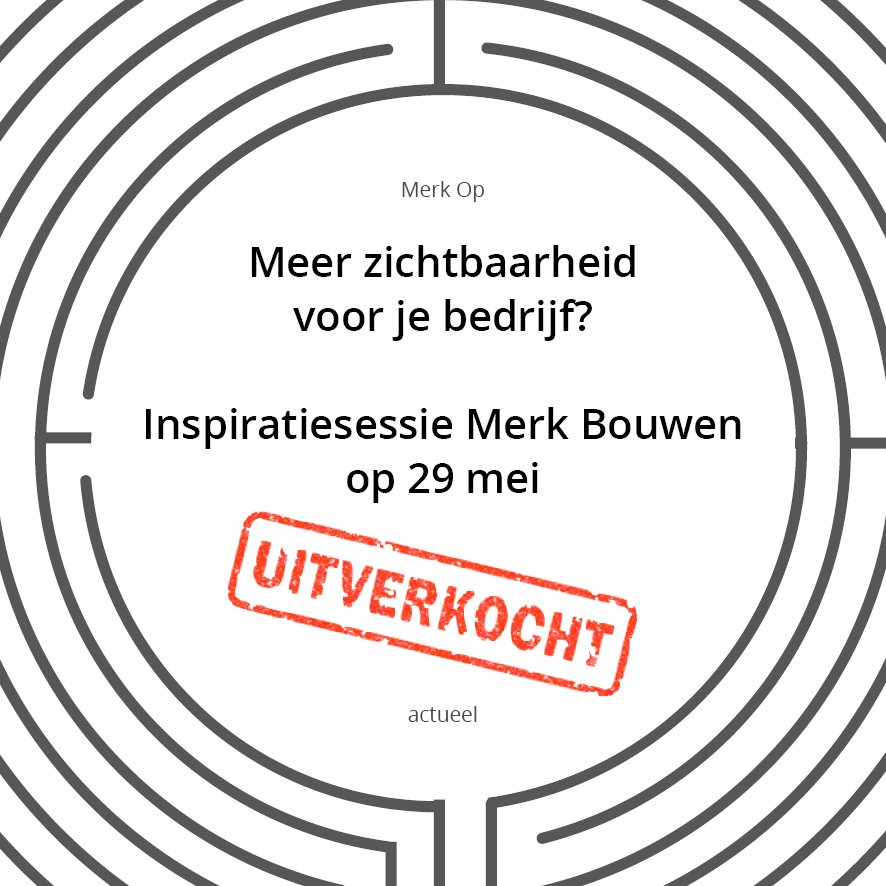 Merk_Op_'s tweet photo. De Inspiratiesessie Merk Bouwen op 29 mei zit helemaal vol. Daarom hebben we alvast een nieuwe gepland. Noteer dinsdag 4 september. Meer informatie volgt. https://t.co/dycAVPerMW