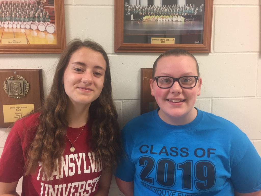 OlivetBand's tweet photo. Congratulations to Kay Morton and Quincy Bashore on being selected Dr Majors!  #EagleNationPride https://t.co/ExQXQtb8Jc