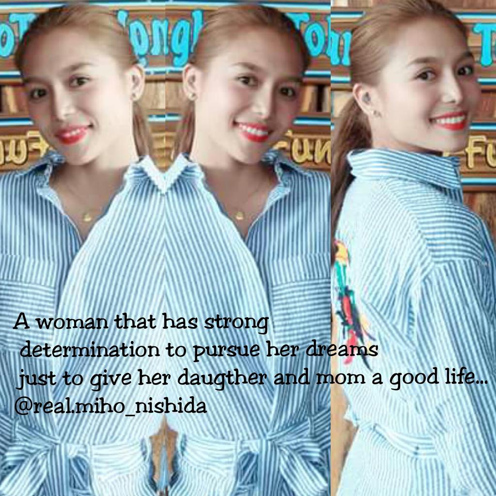 FmsMiho's tweet photo. A  woman that has strong determination to pursue her dreams just to give her daugther and mom a good life @realmihonishida 
#123WishClusivePremiere https://t.co/cjs2p47yrl