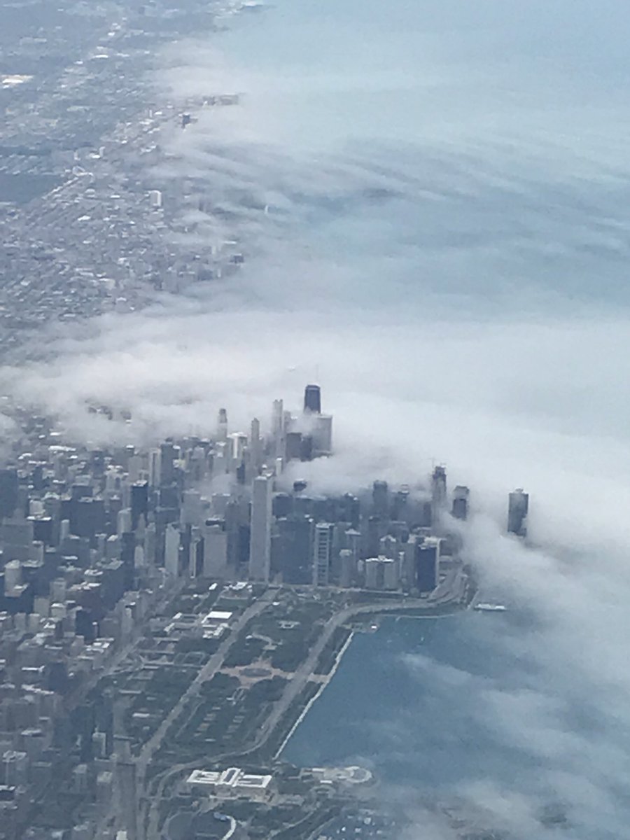 SteveIllinois's tweet photo. Downtown Chicago on my way into O’Hare yesterday. @CherylScottWX https://t.co/JHdI2AYmzg