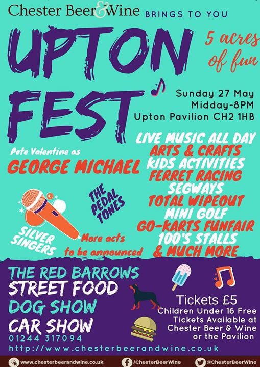 ChesterBeerWine's tweet photo. Buy your tickets for Upton Fest 2018 before the event starts for fast track entry #avoidthequeues
https://t.co/IICeA3ID1m https://t.co/qiVn0pm4ym