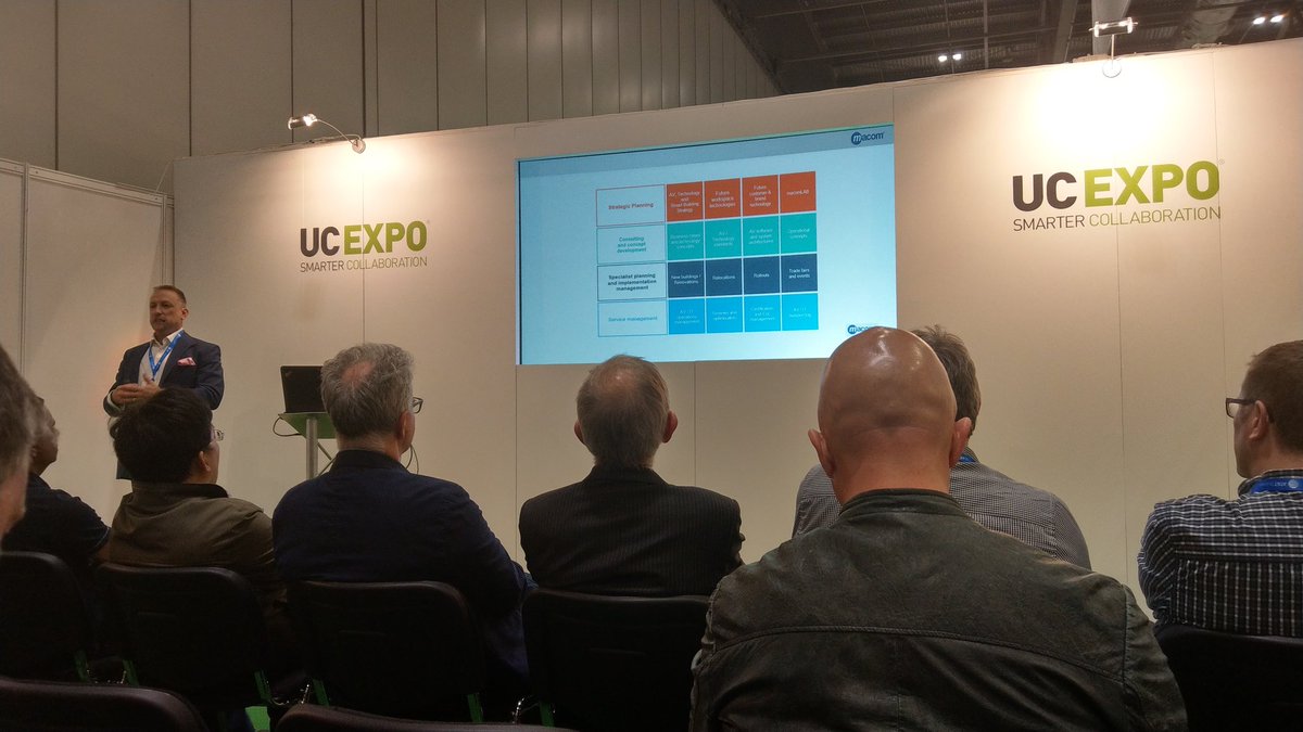 macomUK's tweet photo. Great to have spoken at the UCexpo event this afternoon #ucexpo #macomlab #macomgroup #AVstrategy #macom now off to NEC showcase https://t.co/LhyXF6vVIz
