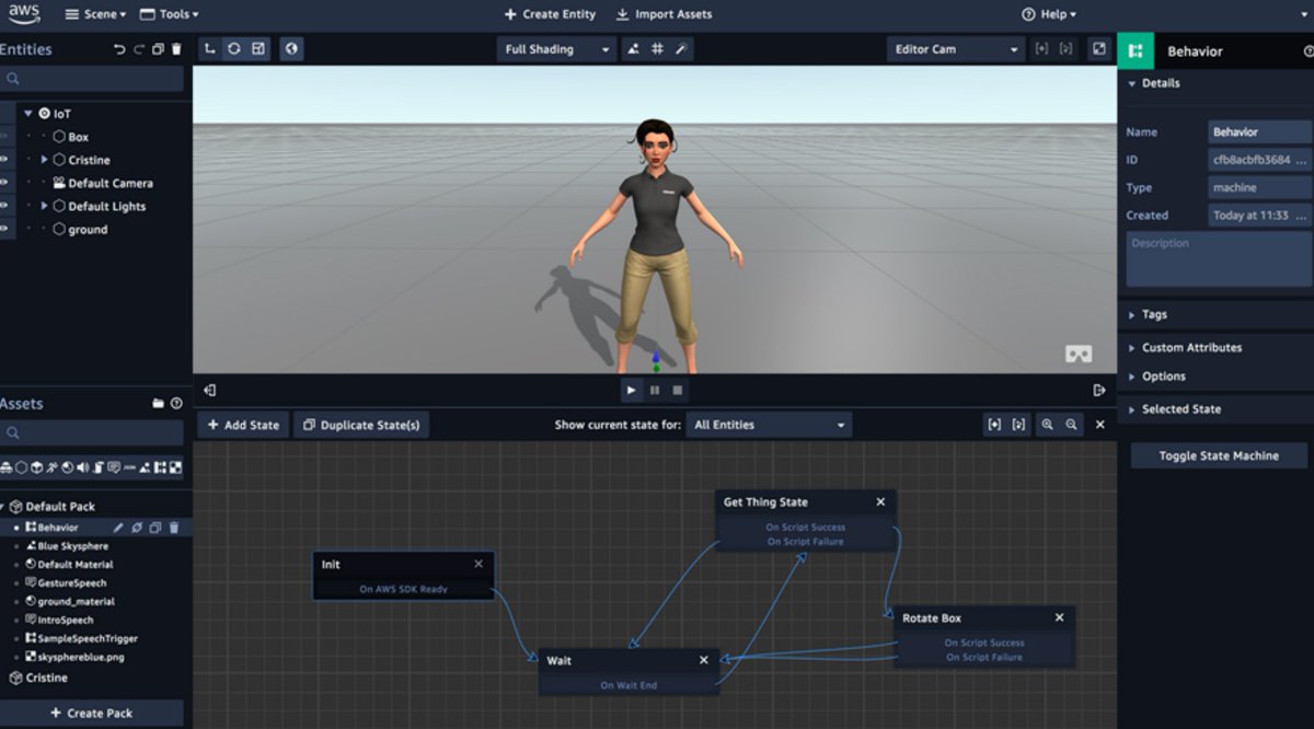 Amazon's VR/AR Creation Tool 'Sumerian' Now Available to General Public ow.ly/RS0030k1vcI <a href="/AWS/">Amazon Web Services</a>