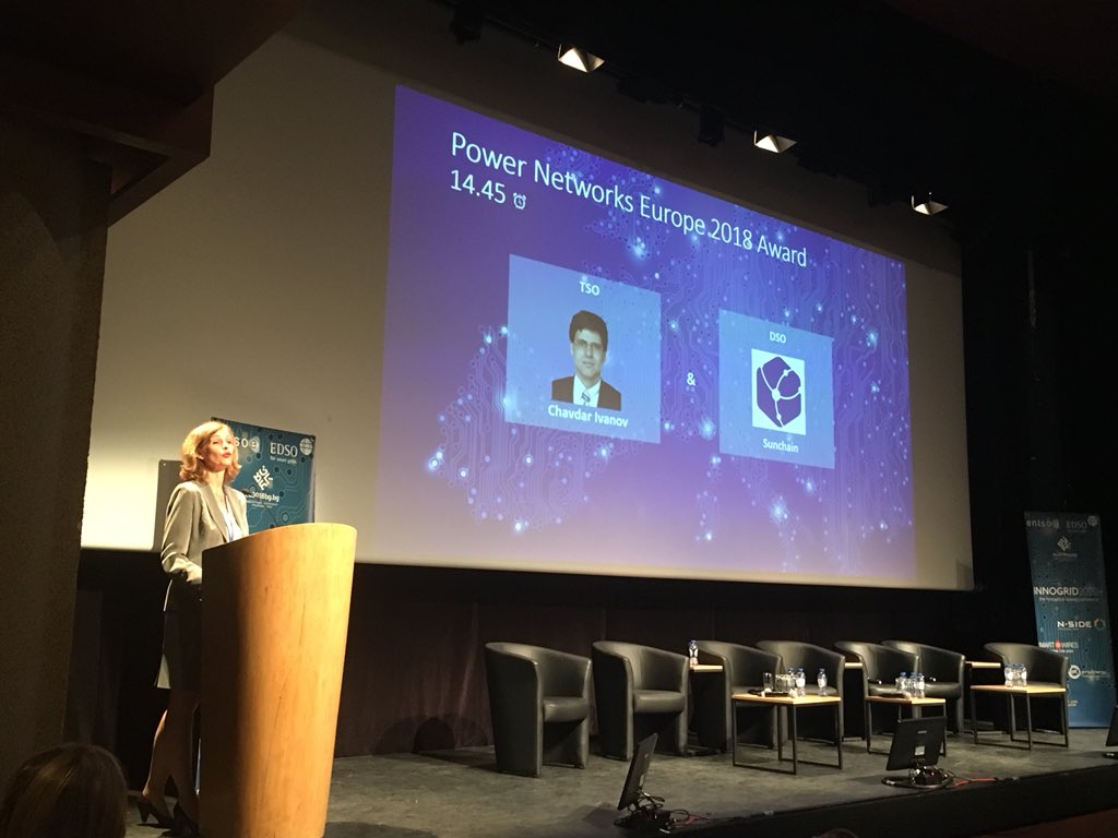 ENTSO_E's tweet photo. @EDSO_eu This year’s awardees are @Sunchain_fr &amp; #ChavdarIvanov from @TenneTTSO https://t.co/pj7JTsLF8U