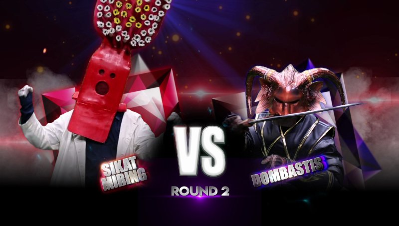 OfficialGTVID's tweet photo. Yeaah kamu harus mulai melihat dengan teliti, dan mencoba menebak siapa seleb dibalik topeng SIKAT MIRING VS DOMBASTIS! Now “THE MASK SINGER INDONESIA SEASON 3” @OfficialGTVID #TheMaskSinger3GTV https://t.co/rDLLUvcAUh