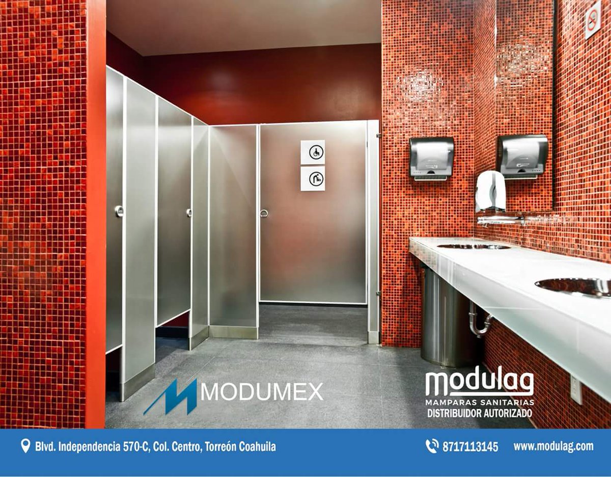 modulagmx's tweet photo. Marcamos la diferencia en cualquier lugar #Modulag Distribuidor Autorizado de #Modumex. #MamparasSanitarias #Superior 

Contáctanos y con gusto te brindamos información. #Torreón https://t.co/FowlTQUAl7