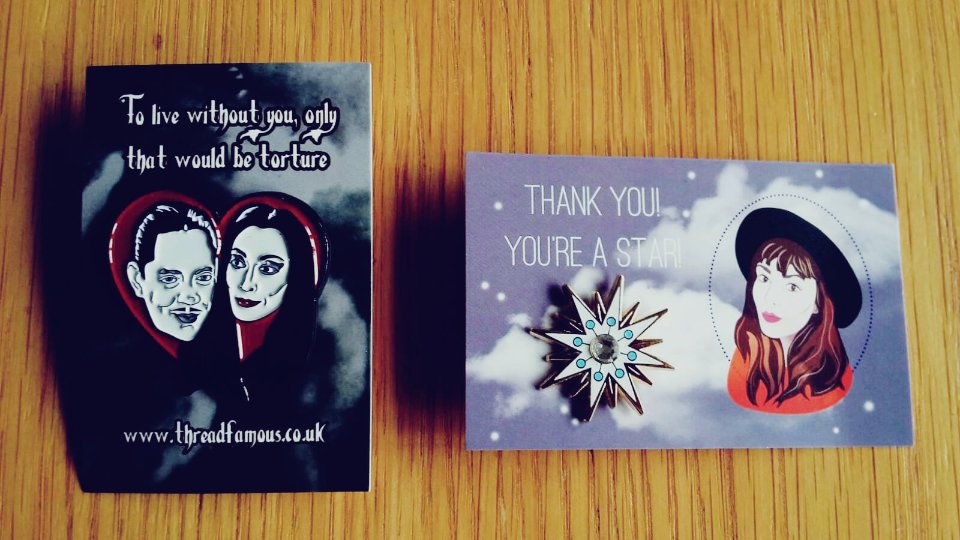MadameWeiss's tweet photo. Oh my god!!! My @ThreadFamous mystery goodies arrived and I am beyond happy (they made me well up)! They have made my week. Jo you are absolutely ace. X https://t.co/bEwP98lFZY