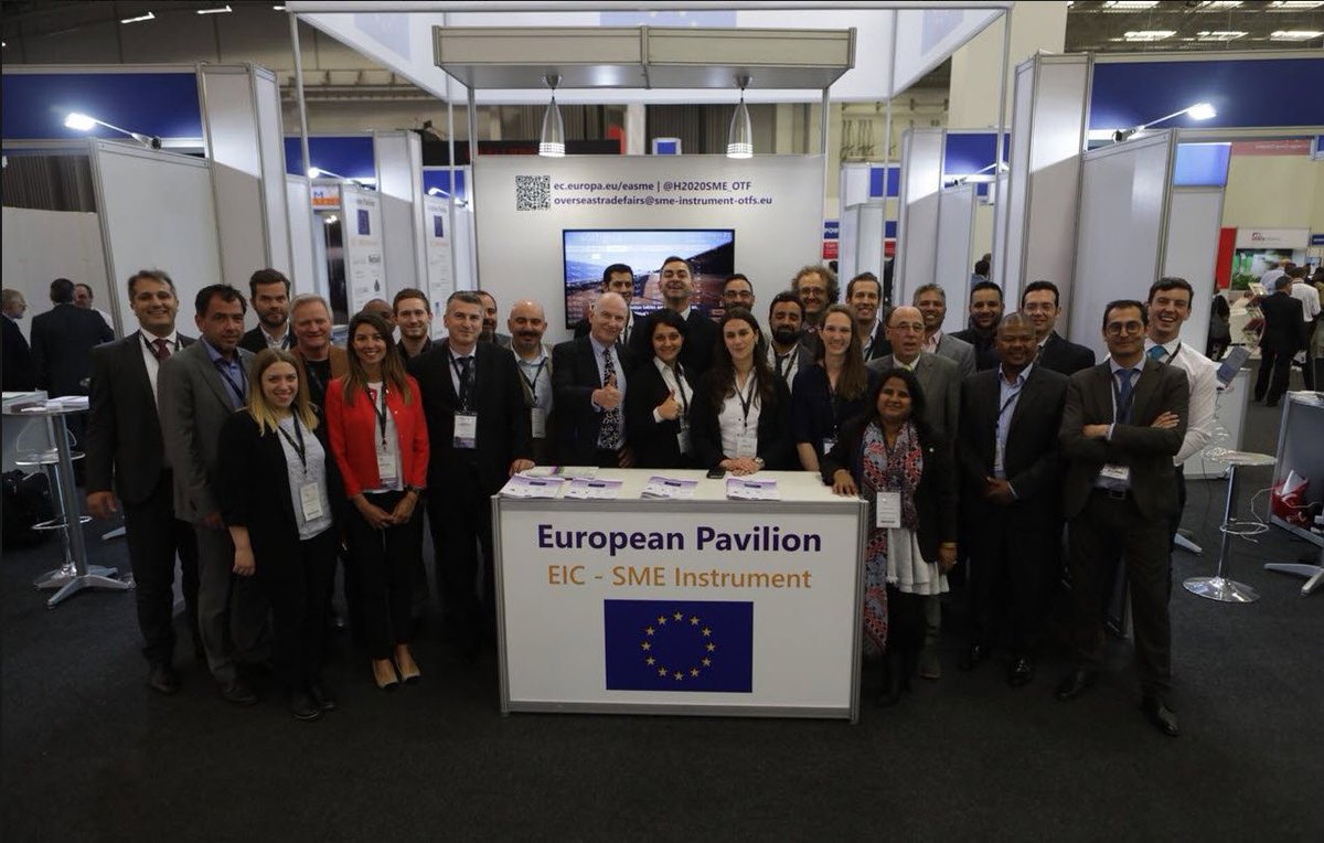 Visit the European Pavilion and 14 of the most innovative SMEs in the Energy sector @AfricaUtilities  Booth J5 <a href="/mendigutia/">Manuel Mendigutía</a> <a href="/H2020SME/">SME Instrument - EIC pilot</a>