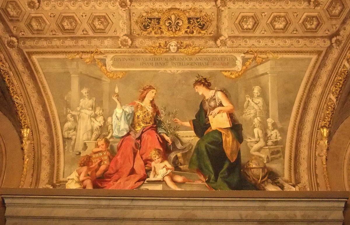 NumenMachine's tweet photo. This Gallery @MuseiVaticani was restored by Pope Leo XIII in 1883-7. The German artist Ludwig Seitz was commissioned to do some of the frescoes
#lifestyleblogger #culture #travelblogger #Vaticano #museovaticano #Angels
Sometimes you just wander around these places in total awe 😃 https://t.co/60sU9PVVF4