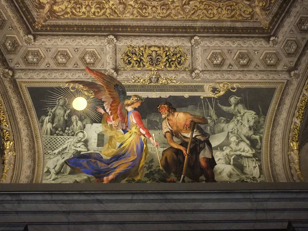 NumenMachine's tweet photo. This Gallery @MuseiVaticani was restored by Pope Leo XIII in 1883-7. The German artist Ludwig Seitz was commissioned to do some of the frescoes
#lifestyleblogger #culture #travelblogger #Vaticano #museovaticano #Angels
Sometimes you just wander around these places in total awe 😃 https://t.co/60sU9PVVF4