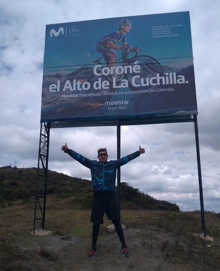 rolojohn's tweet photo. #GIROxESPN vuelta a la sabana más alto la cuchilla.. https://t.co/PfkKJOSE5U