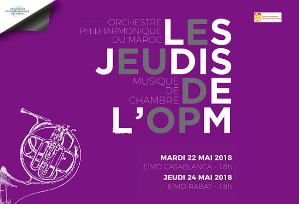 Les Jeudis de l ’ OPM-Orchestre Philharmonique du Maroc se poursuivent au fil de la saison de l’Orchestre Philharmonique du Maroc 2017/2018.

#OPM

EN SAVOIR PLUS➡️ bit.ly/2In214k