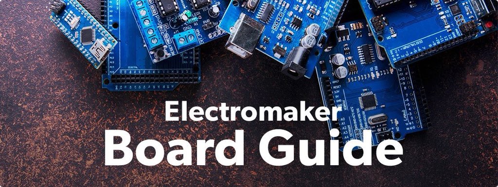 Have you taken a look at our top 100 #maker boards yet? Let us help you pick the best board for your next project!

👉🏼 electromaker.io/board-guide 👈🏼

#RaspberryPi #arduino #diy