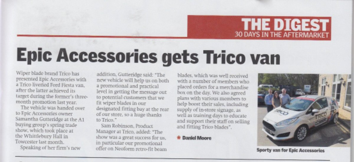 Thanks <a href="/CAT_Mag/">CAT Magazine</a> for the recent TRICO coverage in your latest issue!