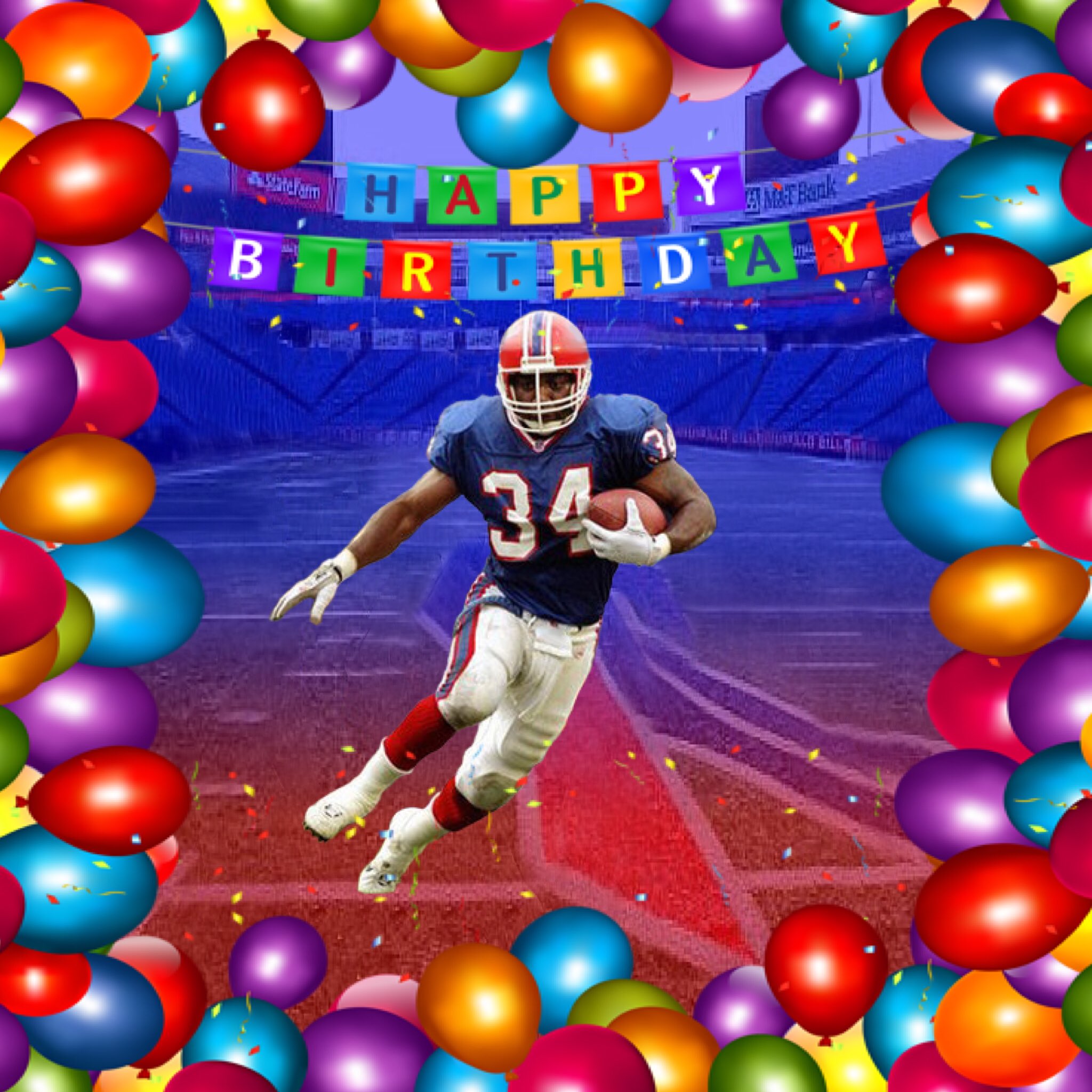 Happy Birthday to Buffalo s all time leading rusher, Thurman Thomas 