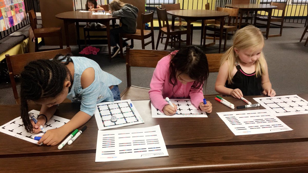 CES_Roadrunners's tweet photo. Kinders and 1st graders love coding with the ozobots!
#bcpsncmedia 
#bcpsroadrunners 
#ignitelearningBCPS https://t.co/ENNxu8gmZB
