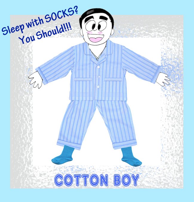 CottonBoyInUSA's tweet photo. If You Don’t Sleep with Socks On, Here’s Why You Should Start Tonight
#sleep #habit #socks #lifestyle #health #insomnia #cottonboy #blogger #cartoon 

https://t.co/kjTMELv4WD https://t.co/9X3CYyKSAb