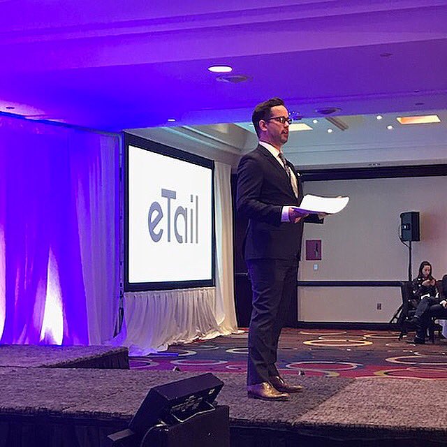 translationscom's tweet photo. Our Canadian team joins #eTailCanada this week! 🇨🇦Thanks to everyone who came out to our session on data-driven eCommerce. #readyforday2 #booth17 https://t.co/BrTRs5xXY0