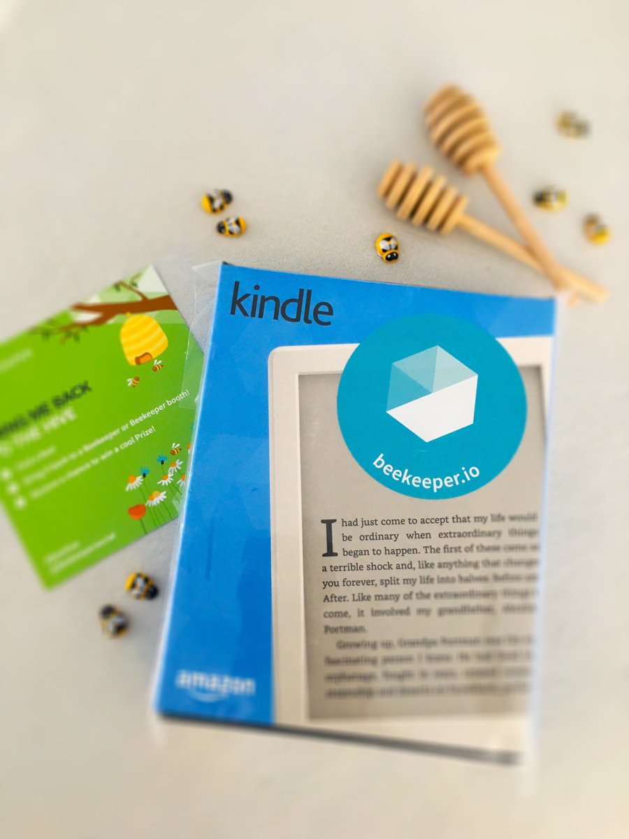 BeekeeperSocial's tweet photo. Found 🐝🐝 @IHTForum? Last chance to win a brand new Kindle! Return a 🐝 to the NEW TECH ZONE AREA and take part! Winners will be announced at 4pm right here! #IHTF2018 #IHTF #BeeHive
👉Everyone gets a surprise, don't miss out and stop by!👈 https://t.co/xtQuAAJaVe