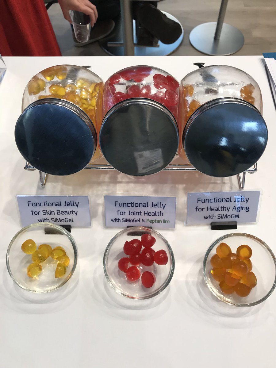 MaritHeijden's tweet image. Which functional gummy would you choose? #SiMoGel gummies for skin beauty, joint health with #PeptanIIm or healthy aging? Come to our #Rousselotglobal booth at H35 and make your choice