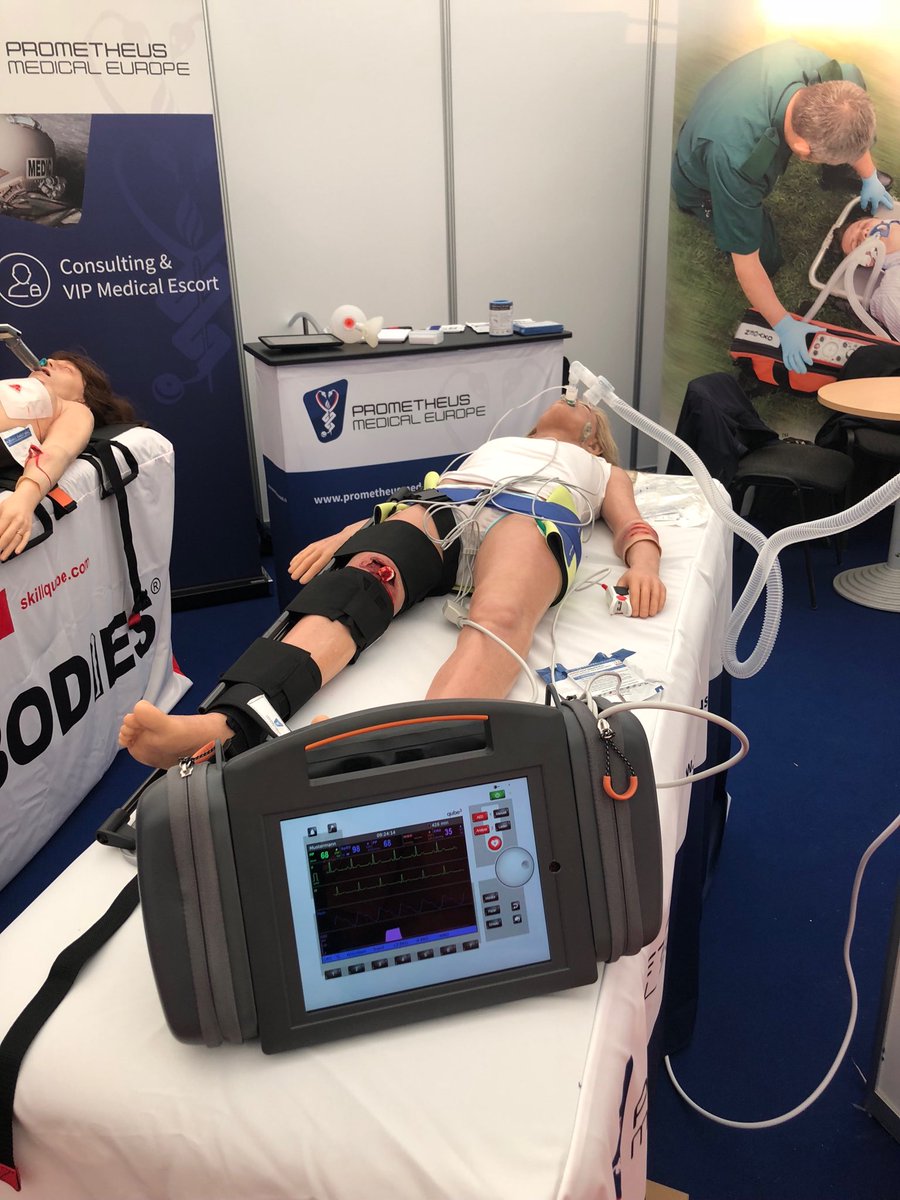 Dig_Preece's tweet photo. Today we are at RETTmobil launching Prometheus Europe. #prometheustraumakit #simbodies #qube3 https://t.co/ynx9sqNUHY
