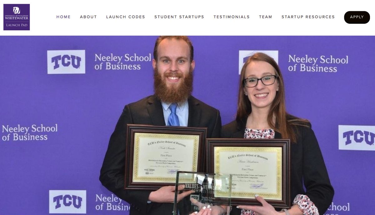 We are still accepting applications for the Fall 2018 <a href="/UWWLaunchPad/">UWW Launch Pad</a> startup accelerator.  All <a href="/UWWhitewater/">UW-Whitewater</a> students are eligible. If you want to learn more or apply click here: uwwlaunchpad.org or call <a href="/davidralphgee/">Dave Gee</a> at 262-472-5797