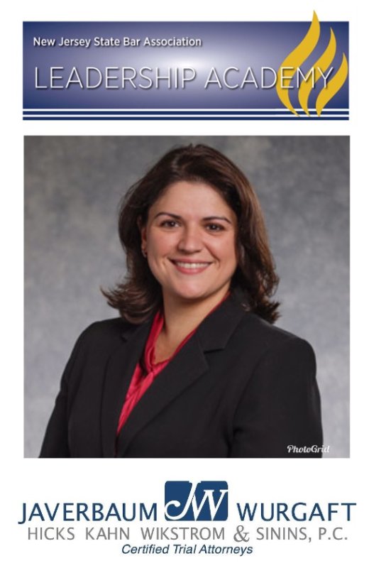 Congratulations Diane Cardoso, Esq. on your Graduation from the NJSBA Leadership Academy today! Javerbaum Wurgaft is proud of your accomplishment and leadership as a Bar and community leader.