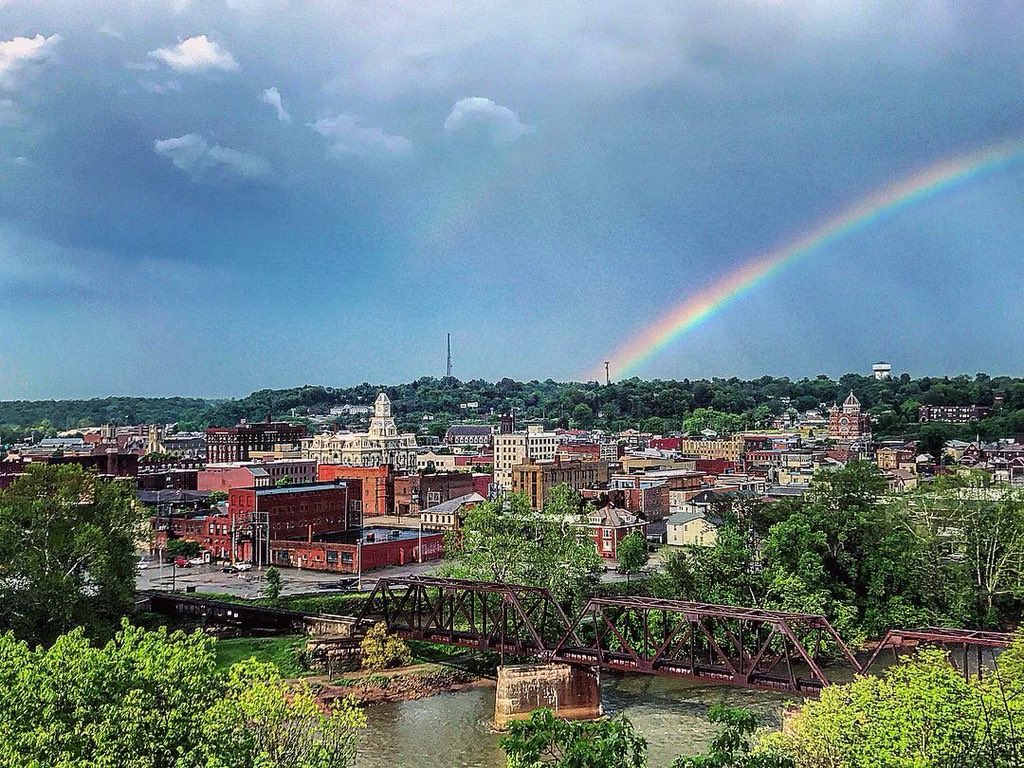 The beautiful town that we get to call home - Zanesville, OH. Come ride with us! 🌈 #SEAT #ComeRideWithUs #SouthEastAreaTransit