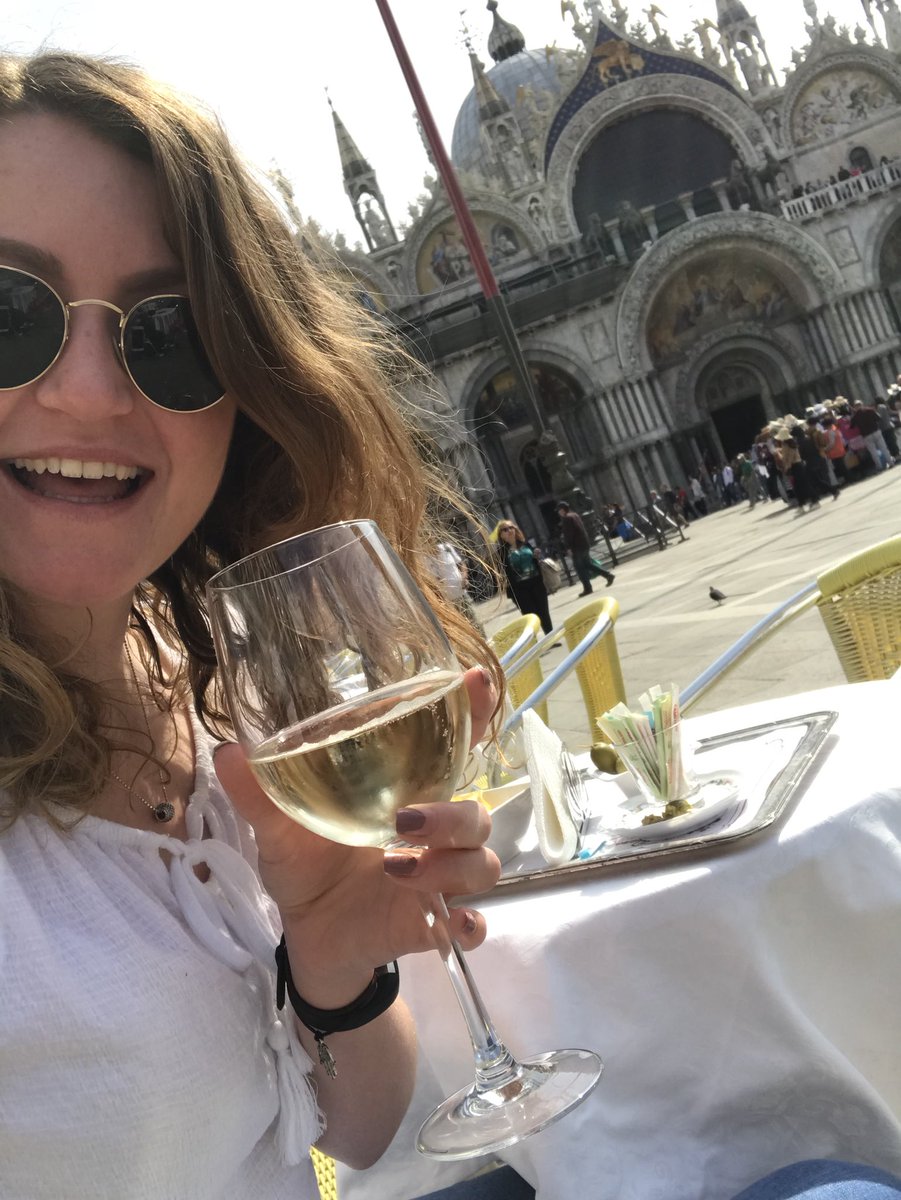 Question: if a cappuccino costs €15 and a prosecco costs €16 then what did I have for breakfast this morning? #venice #stmarkssquare #interrailing #travel