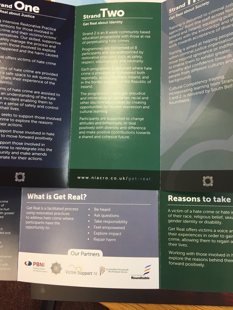 <a href="/NIPolicingBoard/">NI Policing Board</a> Director Adrian McNamee took part in the <a href="/GetRealniacro/">Get Real</a> project launch today.  The Board sits on the steering group of this project which uses restorative practices when dealing with hate crime.