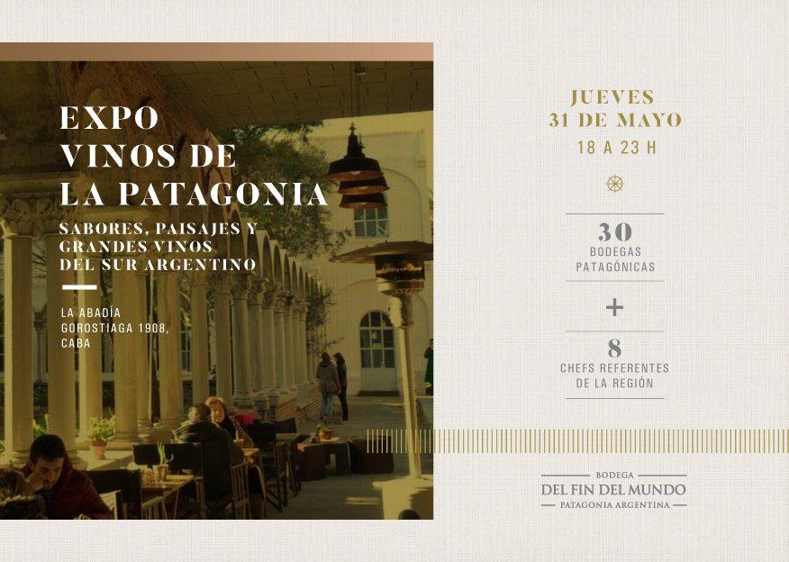 Próximamente estaremos presentes en #ExpoVinosDeLaPatagonia, la feria que reúne a los principales vinos del sur argentino en la Ciudad de Buenos Aires, acompañados por destacados chefs de la región, para trasladar la magia de sus paisajes y sabores a la gran ciudad. 🍷🔥