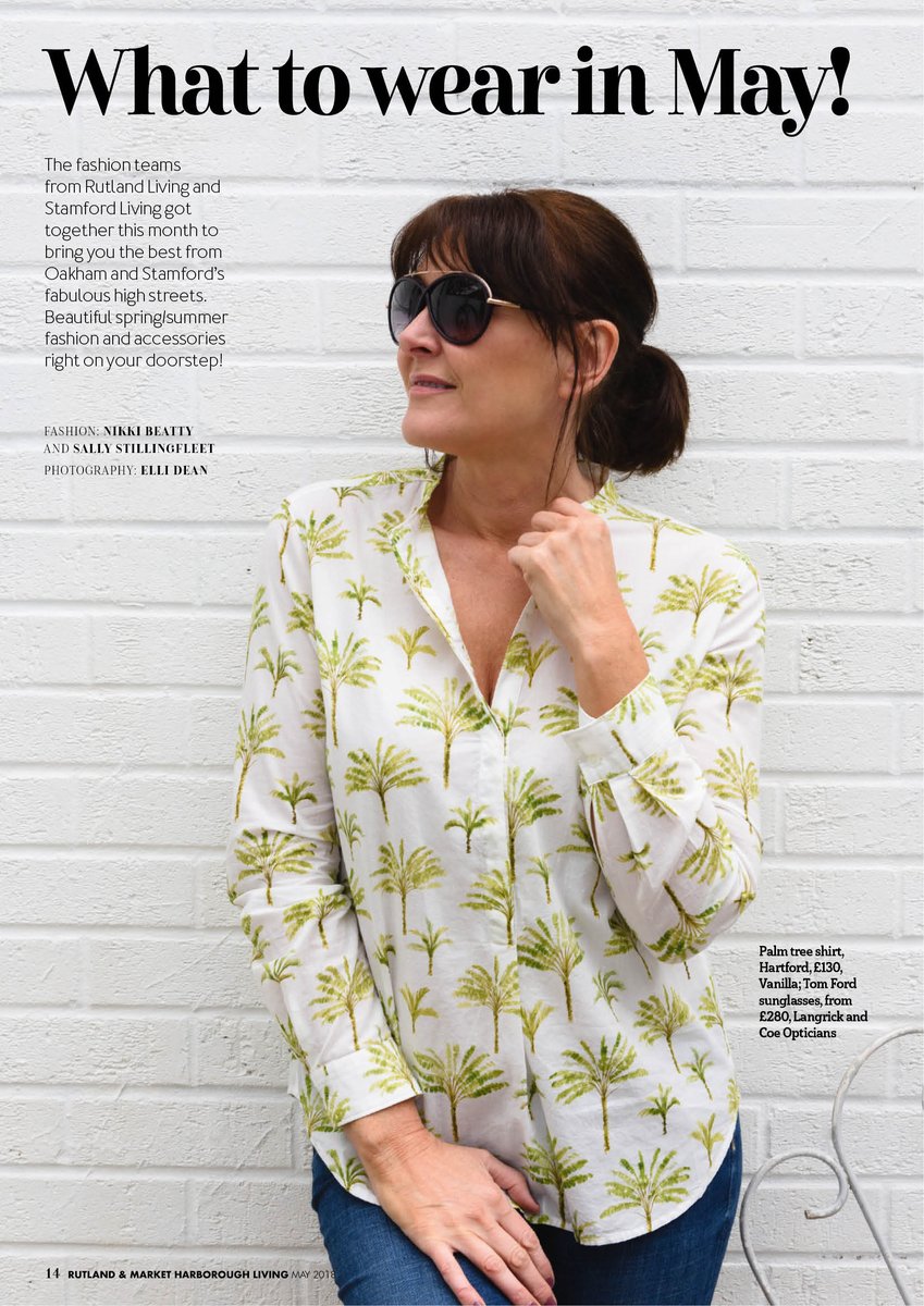 rutlandliving's tweet photo. From our May 2018 issue... fantastic fashion ideas for these in-between weather days. Gorgeous local clothing and accessories from @CavellsOakham @DuoOakham @ohwshoes @northshoes @EnergyClothing https://t.co/vVLcEaTyrL