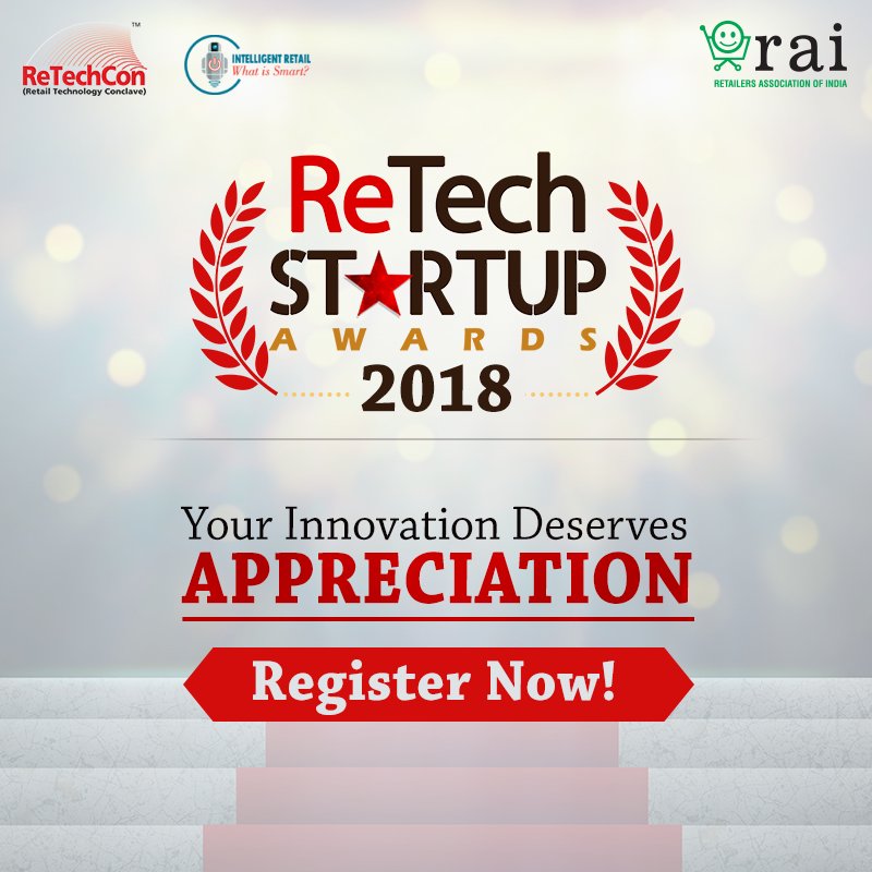 rai_india's tweet image. Celebrate your unique Startup Tech idea with us at the #ReTechStartUp Awards.
Register now: bit.ly/ReTechStartUp
#RetailAwards #RetailIndia