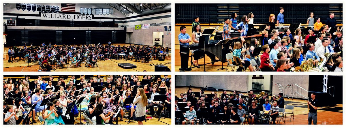 Great Job Willard 6th grade bands!  #itsgoodtobeatiger #nextgeneration #traditioncontinues
