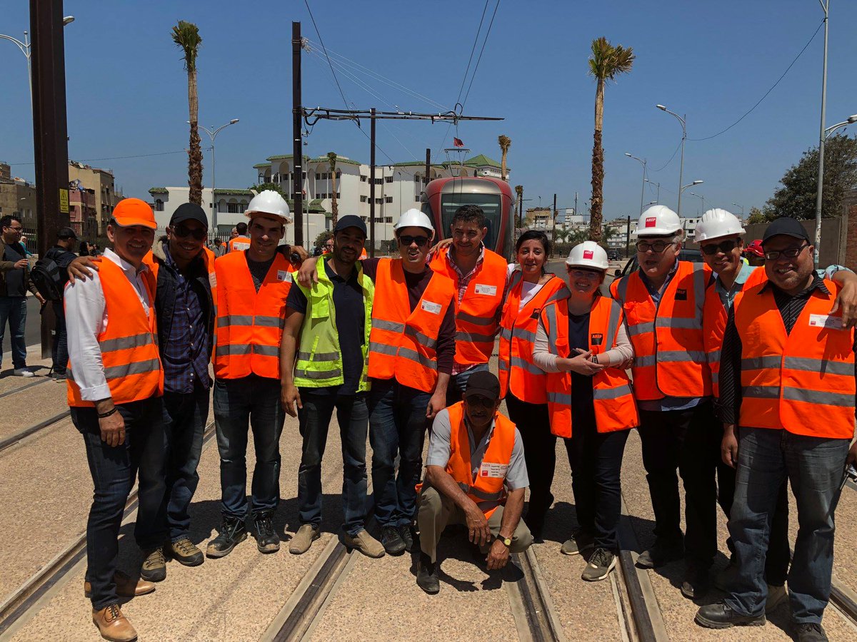 AREPGroup's tweet photo. [ACTU] Seconde ligne du #Tramway de #Casablanca : les essais de la première rame continuent vers le secteur Est de Sidi Bernoussi. #Maroc
https://t.co/o560AlTUMh https://t.co/cx6rTGF2CF