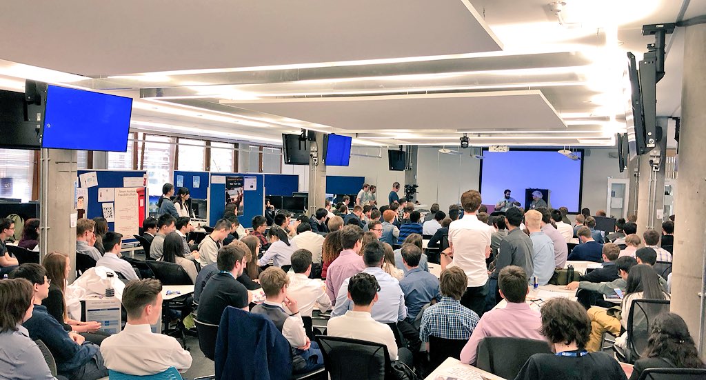 UoNComputerSci's tweet photo. Loose quote: “Back when we did our projects, we didn’t have platform services like you have these days - and it’s impressive to see the user-ready systems here today. We had to host servers in our student flats, couldn’t use clouds services!” Alumni Panel at 2nd year open day. https://t.co/NyXzMH5jBw