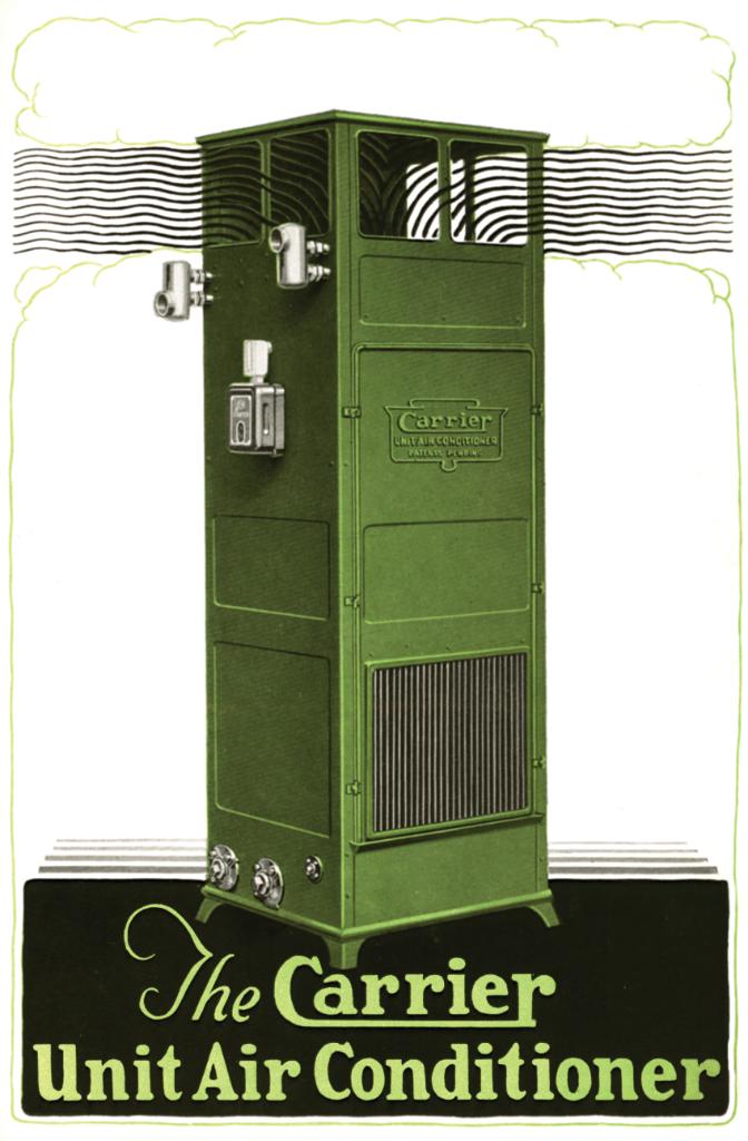 WillisCarrier's tweet photo. This @Carrier Unit Air Conditioner premiered in 1928 as a way for small-store owners to compete with large retailers. Would you have installed one in your store? https://t.co/HB3GE5rLt1